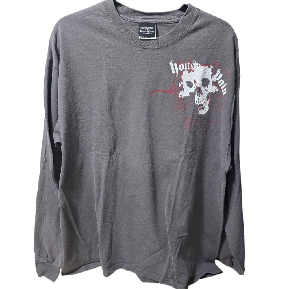 Vintage Mens  House Of Pain Long Sleeve Skull T Shirt SZ XL